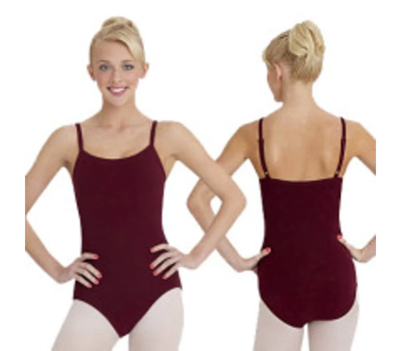 Capezio Camisole CC110B BraTek, costum de balet cu sutien - Bordo Capezio