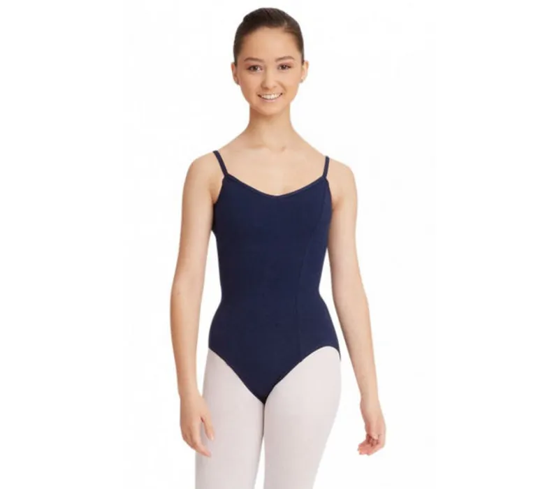 Capezio Princess Camisole Leotard CC101B, costum de balet - Albastru navy Capezio