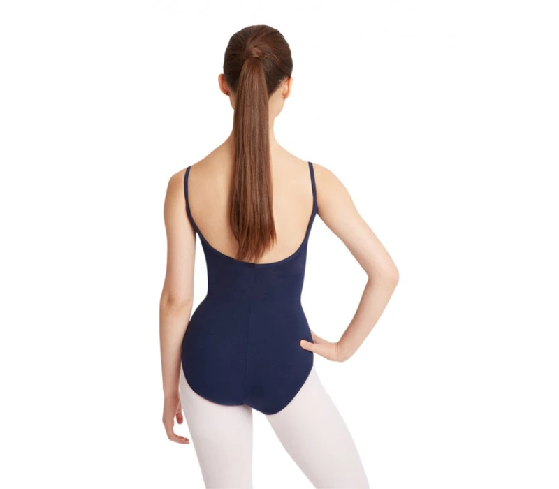 Capezio Princess Camisole Leotard CC101B, costum de balet - Albastru navy Capezio