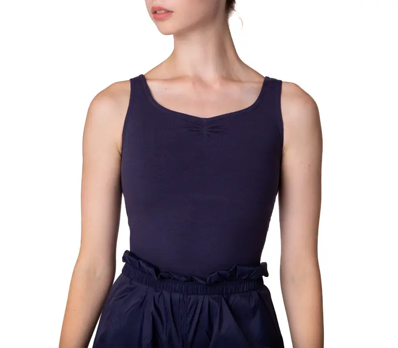 Bloch Adagio, dres de balet cu bretele groase - Albastru - navy