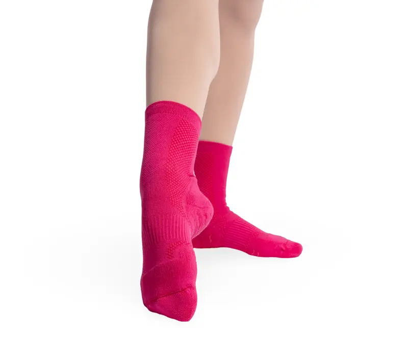 Bloch Blochsox, șosete de dans pentru copii - Roz aprins - hot pink