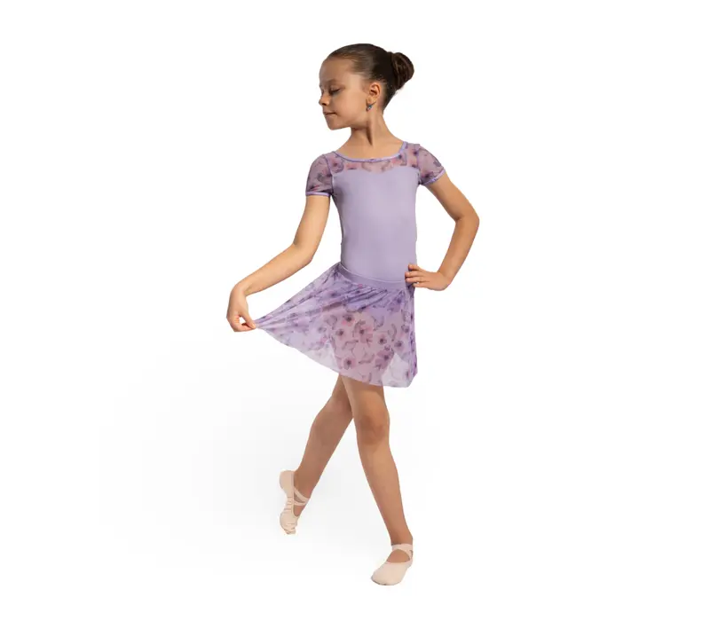 Bloch Remi Floral, dres pentru fete  - Liliac Bloch