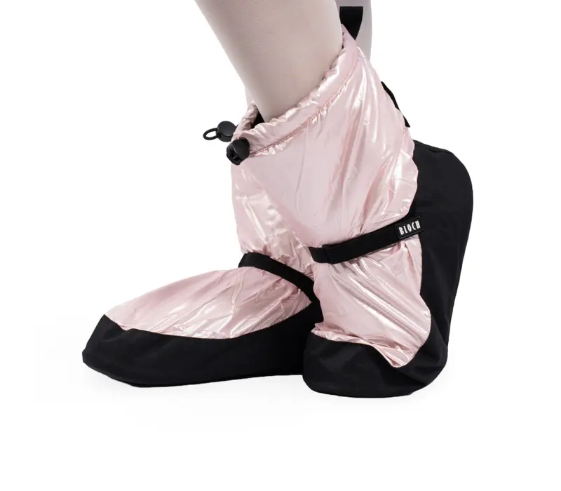 Bloch metalic bootie, încălţăminte de încălzire pentru dame - Roz pink metallic Bloch