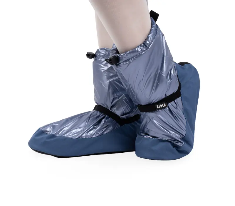 Bloch metalic bootie, încălţăminte de încălzire pentru dame - Gri grey metallic Bloch