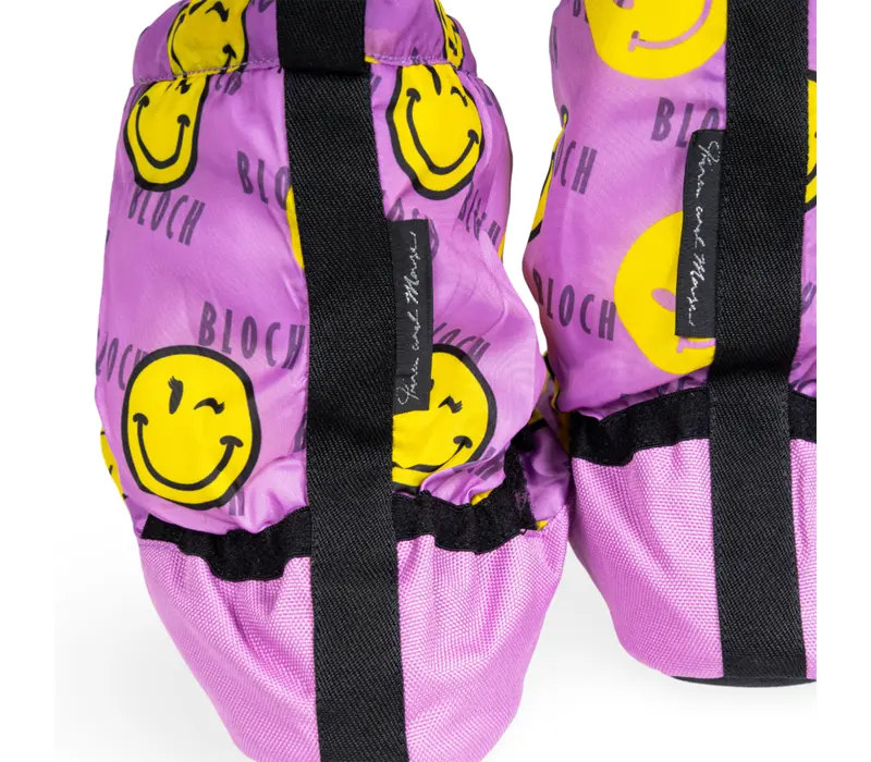 Bloch booties monochrom pentru copii - Smiley Print Bloch