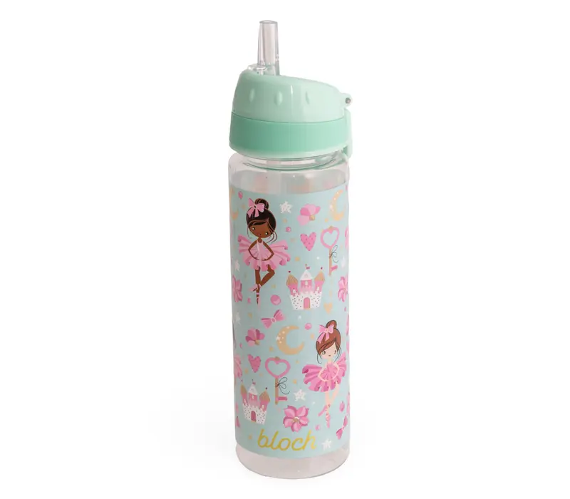 Bloch water bottle, sticlă pentru fete  - Verde - mint