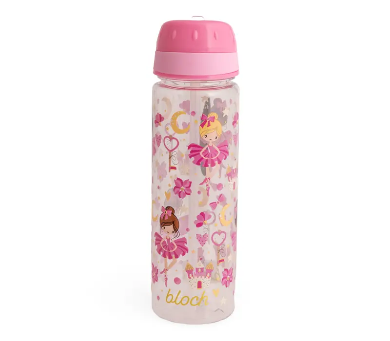 Bloch water bottle, sticlă pentru fete  - Roz Bloch