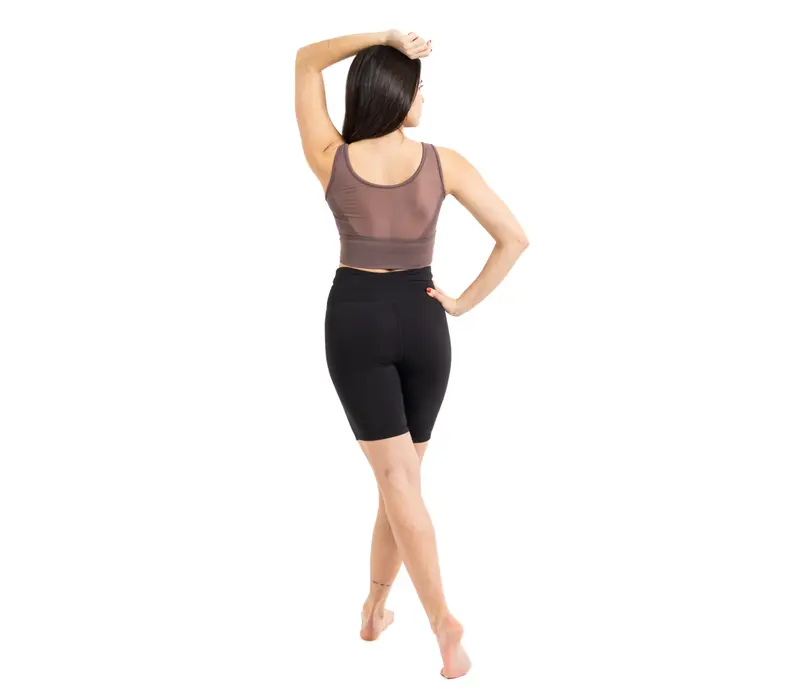 Capezio C'est La Vie Enchante Bike Short,  pantaloni scurţi pentru dame cu lungime până la coapse - Negru