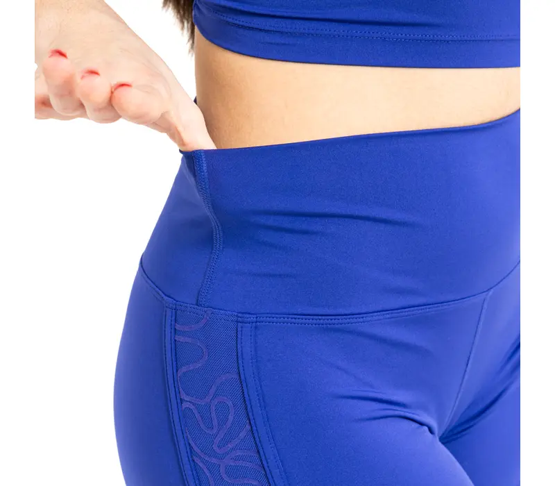 Capezio Bella Notte Vita Side Panel Short, pantaloni scurţi pentru femei - Spectrul Albastru