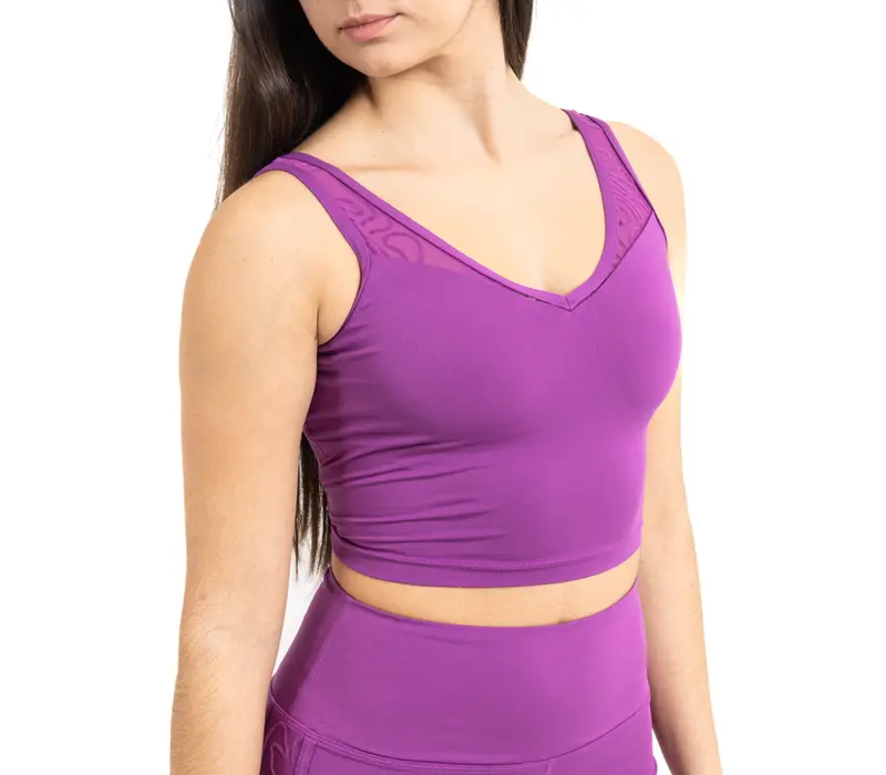 Capezio Bella Notte Dolce Tank, top pentru dame - Violet de zambila