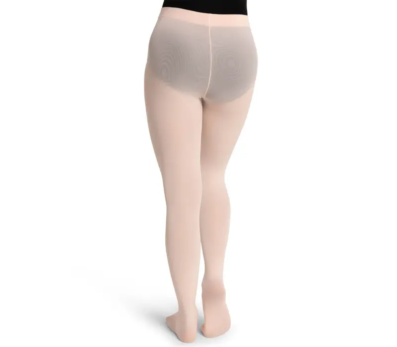 Capezio Ultra Soft tight  self knif, ciorapi cu talpa plină pentru femei - Roz balet Capezio