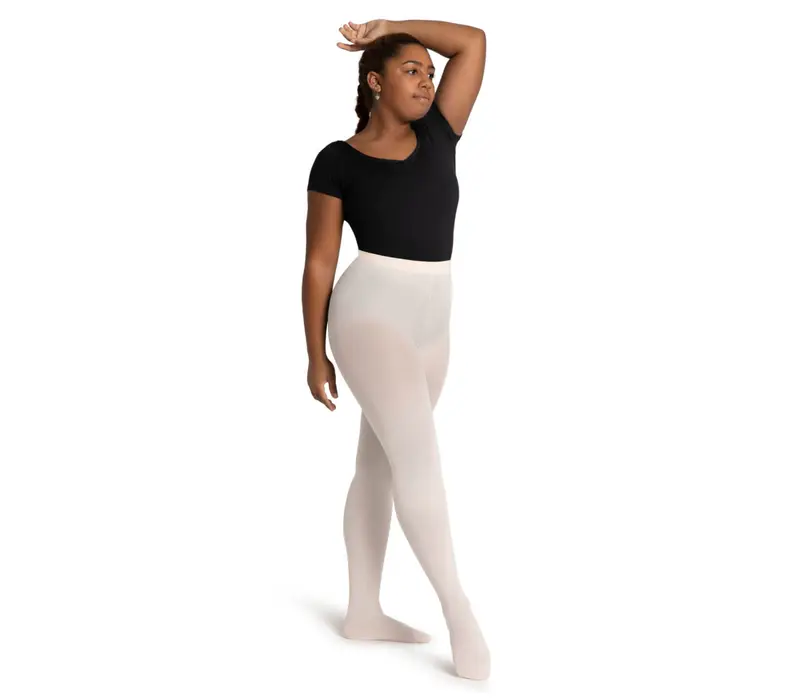 Capezio Ultra Soft tight  self knif, ciorapi cu talpa plină pentru femei - Roz deschis Capezio