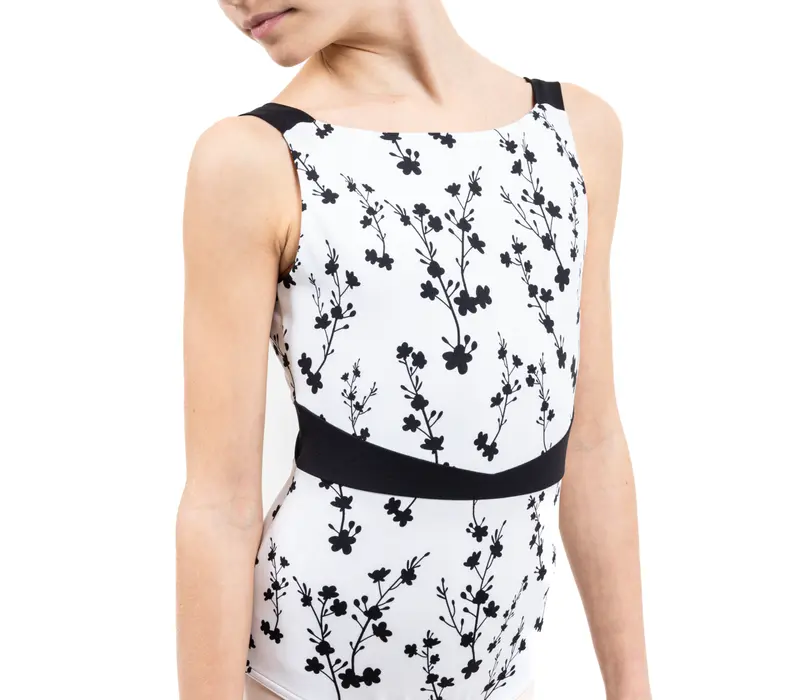 Capezio C'est La Vie Fleur, dres pentru fete cu bretele groase - Cascading Florals Capezio