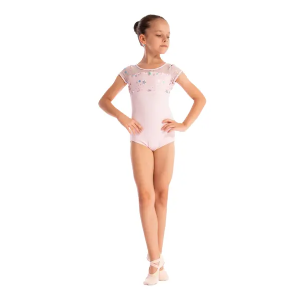 Capezio Galaxy, dres pentru copii cu mânecă scurtă