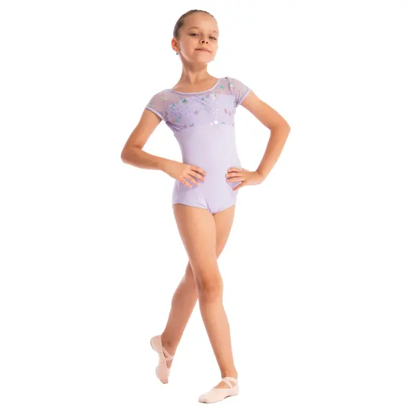 Capezio Galaxy, dres pentru copii cu mânecă scurtă