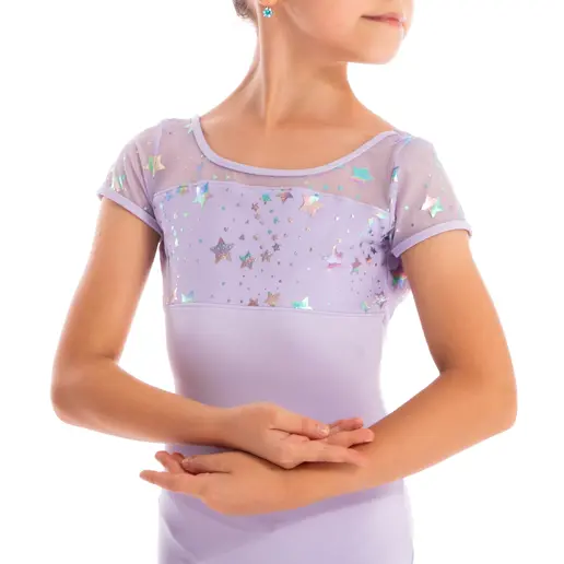 Capezio Galaxy, dres pentru copii cu mânecă scurtă