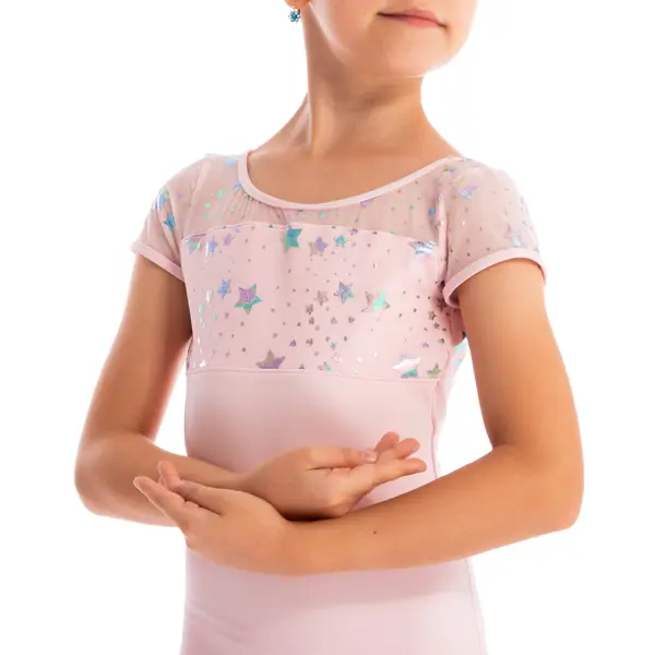 Capezio Galaxy, dres pentru copii cu mânecă scurtă