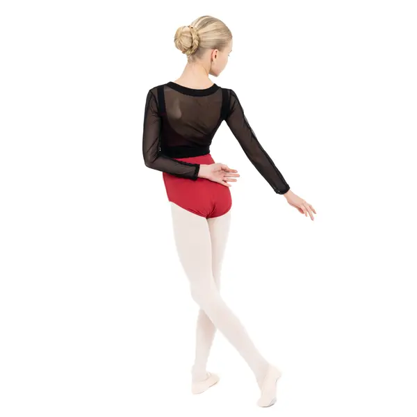 Capezio C'est La Vie Joyeux mesh cover up, top pentru fete