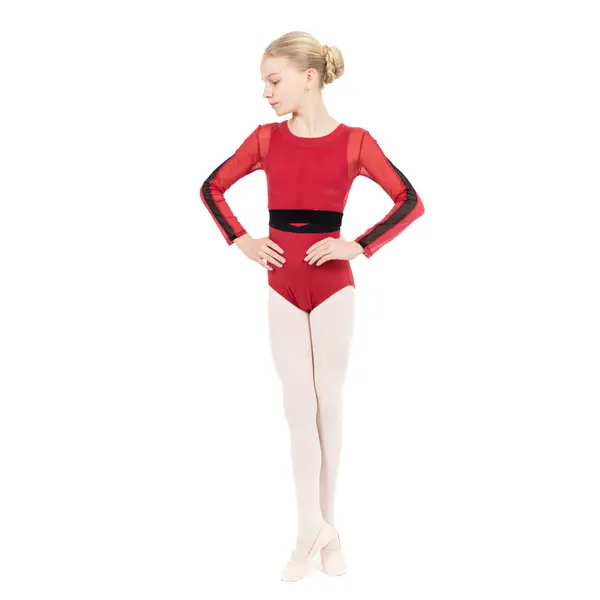 Capezio C'est La Vie Joyeux mesh cover up, top pentru fete