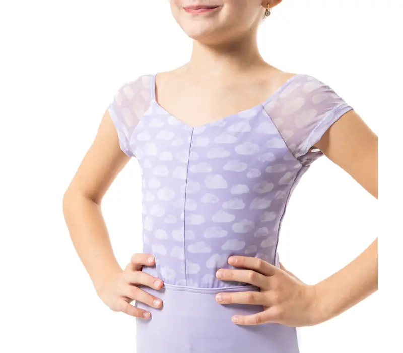 Capezio Nine Rainbow leotard, dres de fete - Violet lavandă Capezio