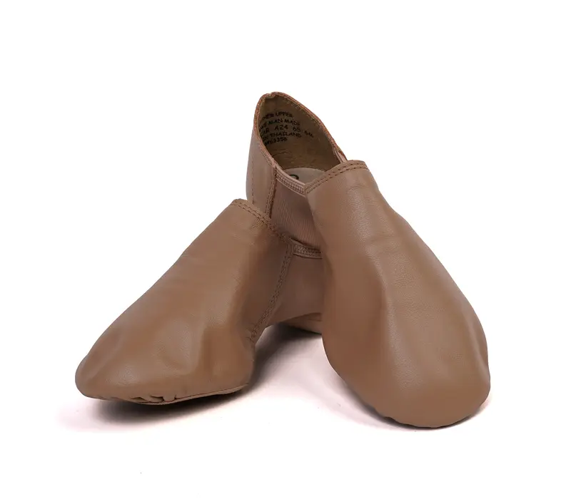 Capezio Nova, pantofi de jazz slip-on - Caramel