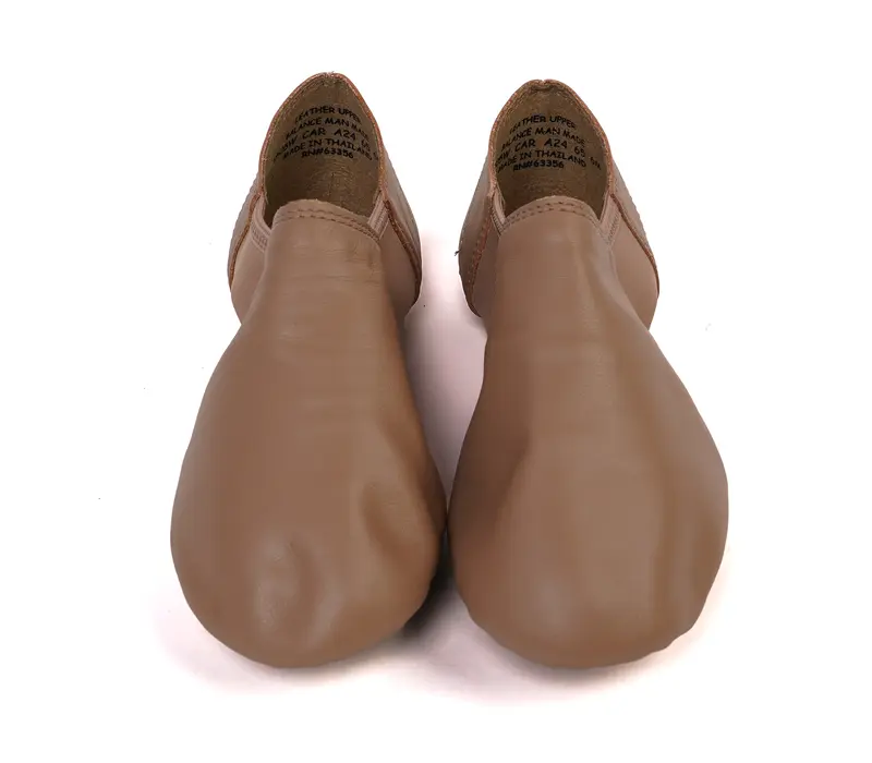 Capezio Nova, pantofi de jazz slip-on - Caramel