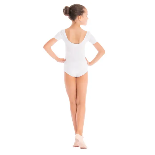 Capezio Leotard, costum de balet pentru copii cu maneca scurta