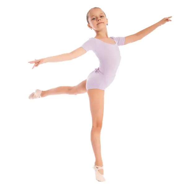 Capezio Leotard, costum de balet pentru copii cu maneca scurta