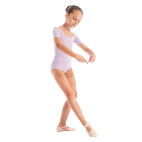 Capezio Leotard, costum de balet pentru copii cu maneca scurta