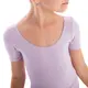 Capezio Leotard, costum de balet pentru copii cu maneca scurta - Violet lavandă Capezio