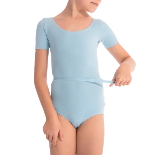 Capezio Leotard, costum de balet pentru copii cu maneca scurta