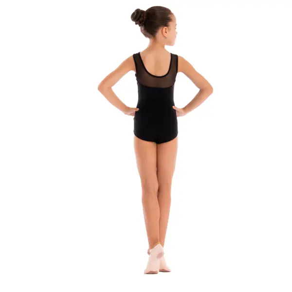 Capezio Star Mars Mesh back leotard, dres cu bretele groase pentru copii