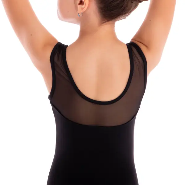 Capezio Star Mars Mesh back leotard, dres cu bretele groase pentru copii