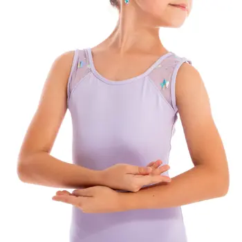 Capezio Star Mars Mesh back leotard, dres cu bretele groase pentru copii