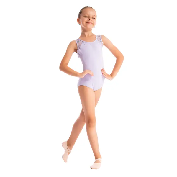 Capezio Star Mars Mesh back leotard, dres cu bretele groase pentru copii