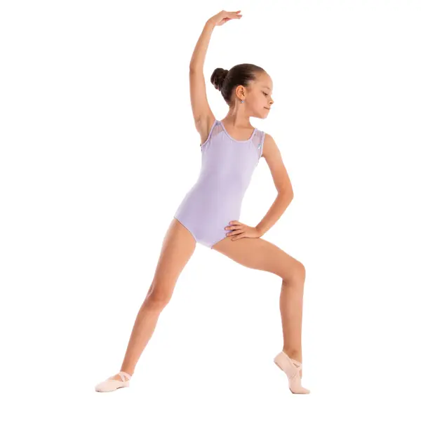 Capezio Star Mars Mesh back leotard, dres cu bretele groase pentru copii