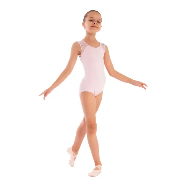 Capezio Star Mars Mesh back leotard, dres cu bretele groase pentru copii