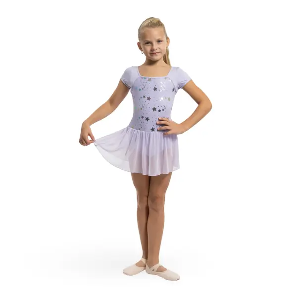 Capezio Star Struck, dres pentru fete cu fustiţă