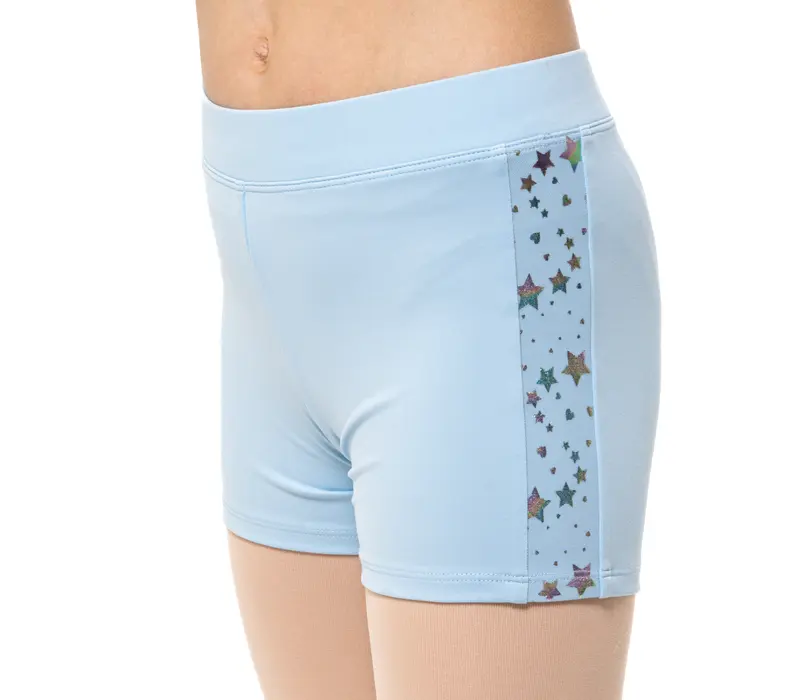 Capezio Foldover Boyshort, pantaloni scurți pentru copii - Albastru închis Capezio