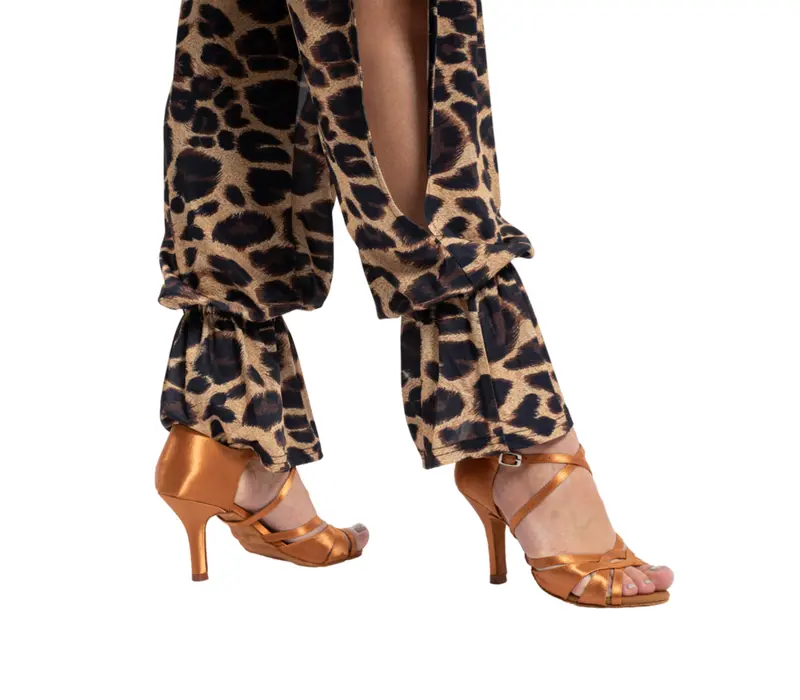 Jana, pantaloni pentru antrenament pentru dame - Leopard