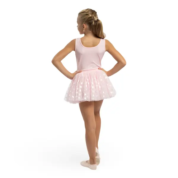 Mirella Glow tank , dres cu bretele groase şi fustiţă tutu