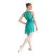 Mirella Miami boat neck tank, dres pentru femei cu bretele groase  - Verde Jade Bloch