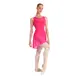 Mirella Miami boat neck tank, dres pentru femei cu bretele groase  - Fuchsia