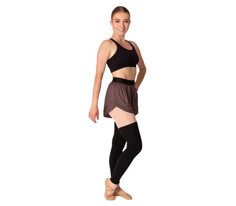 Bloch Leos velvet crop top pentru femei - Negru